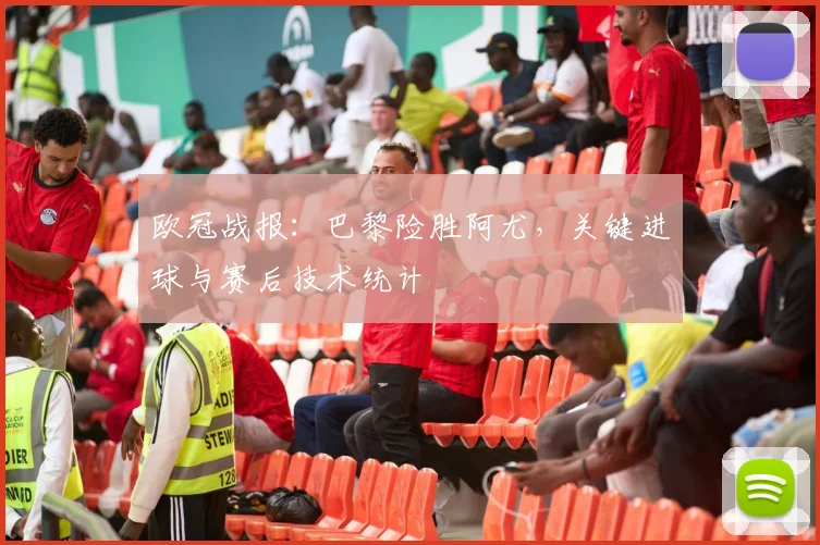 欧冠战报：巴黎险胜阿尤，关键进球与赛后技术统计