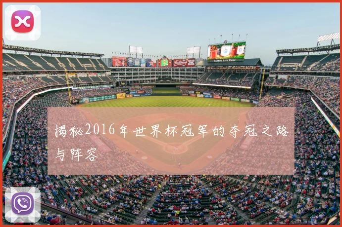 揭秘2016年世界杯冠军的夺冠之路与阵容